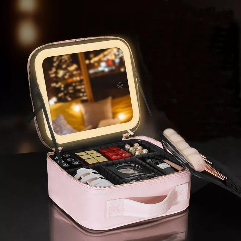 Caja de maquillaje luminosa Dropi Cup.
