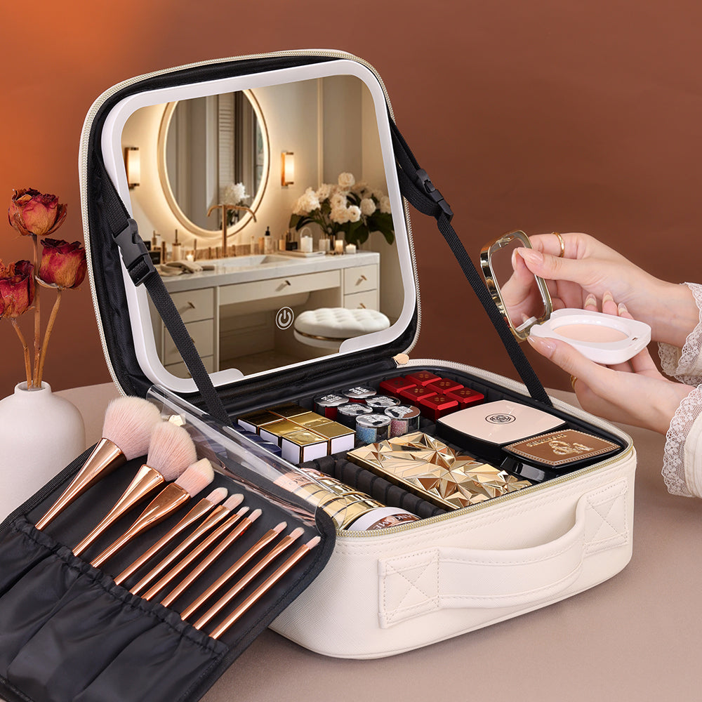 Caja de maquillaje luminosa Dropi Cup.